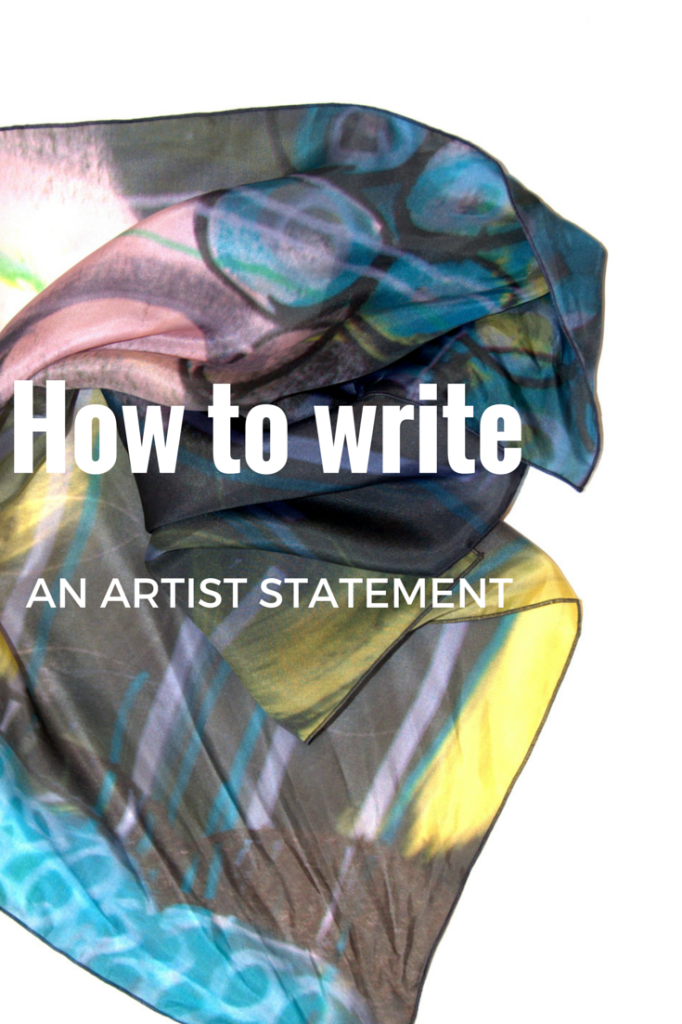 Write Art The Unstandardized Standard » How to write an artist statement