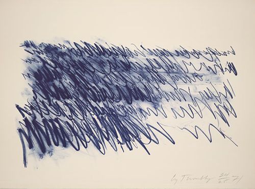 Title: Sea, Artist: Cy Twombly
